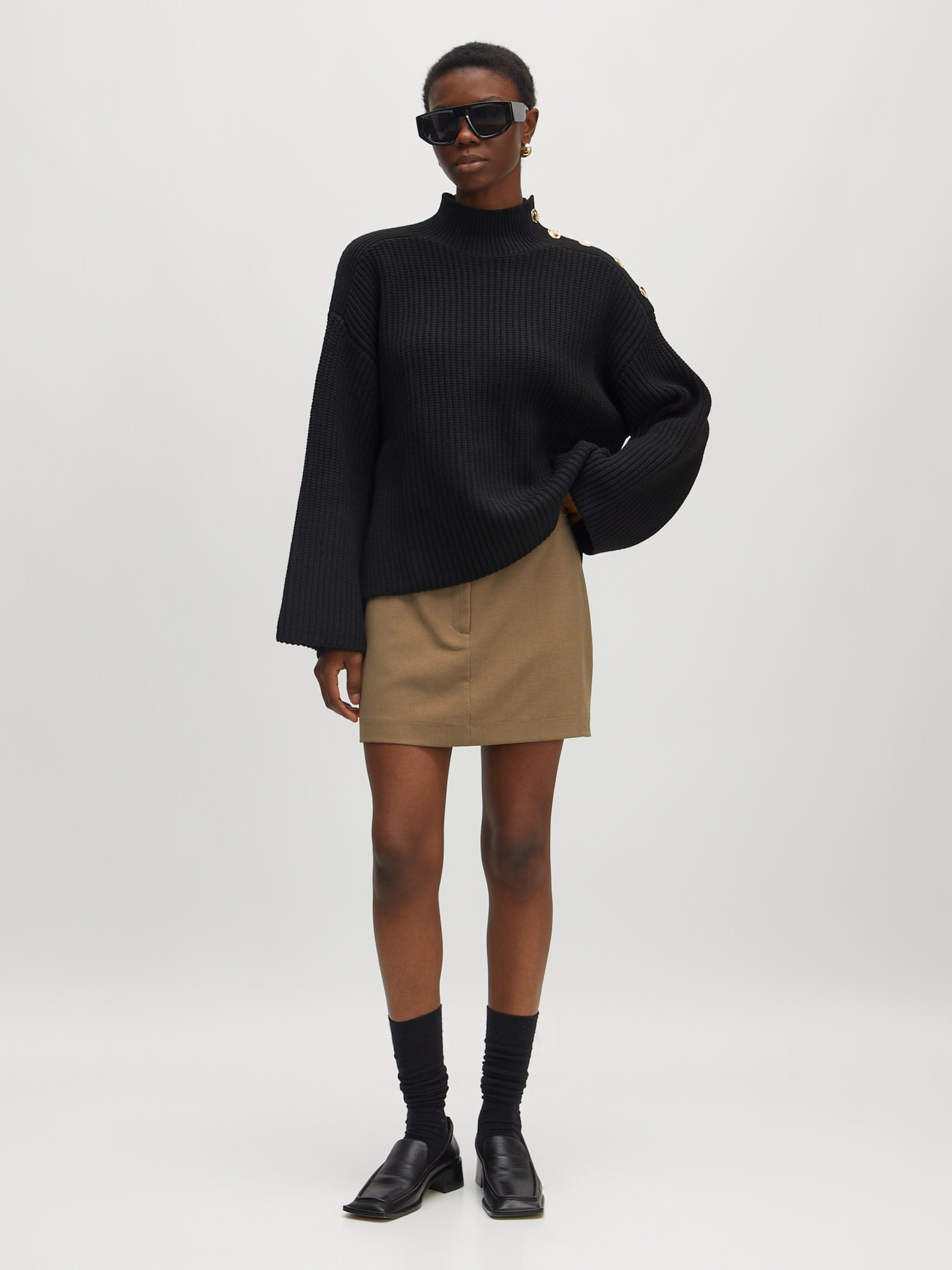 EDITED Produits Pull-over 'Imilia' noir