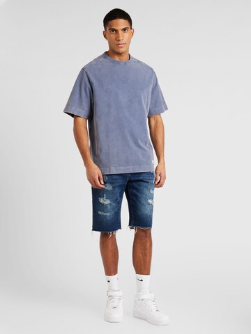 T-Shirt Abercrombie & Fitch en bleu