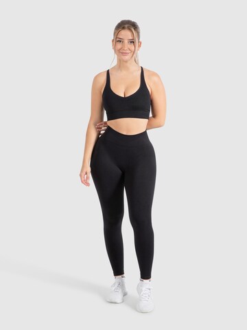 Smilodox Skinny Leggings in Black