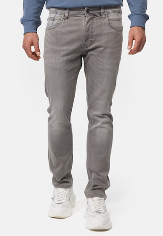 INDICODE JEANS Regular Jeans ' INCoil ' in Grey: front