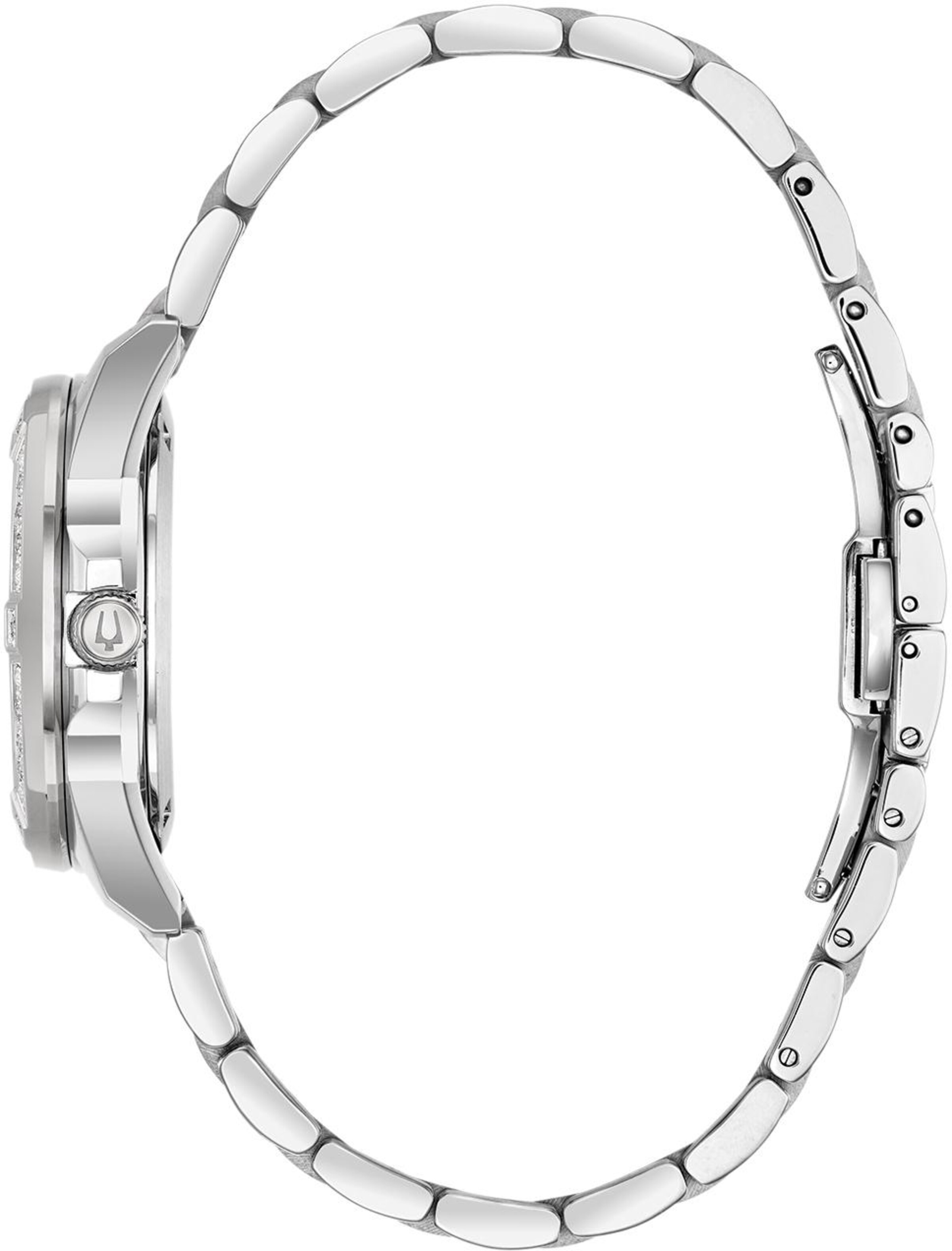 Bulova Analog Watch in Silver