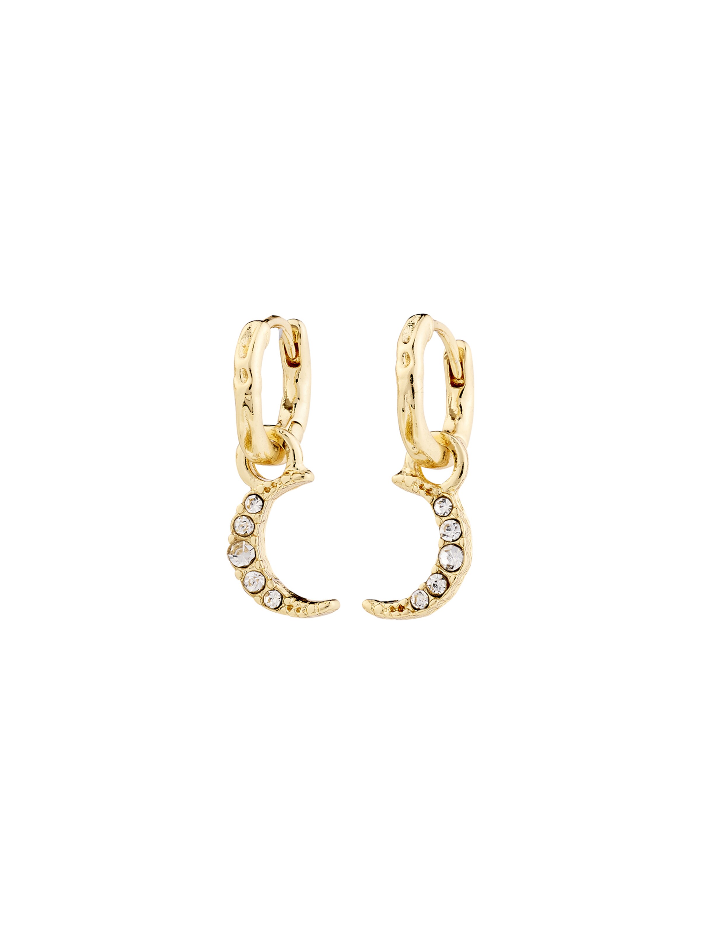 Pilgrim Náušnice 'Evgenia' - Zlatá: predná strana