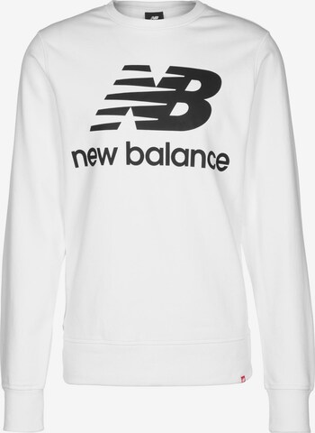 new balance Sweatshirt in White: front