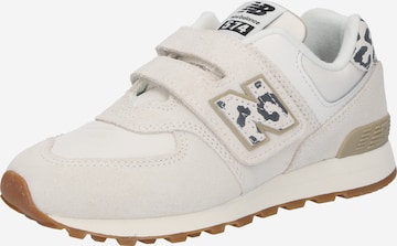 new balance - Sapatilhas '574' em bege: frente