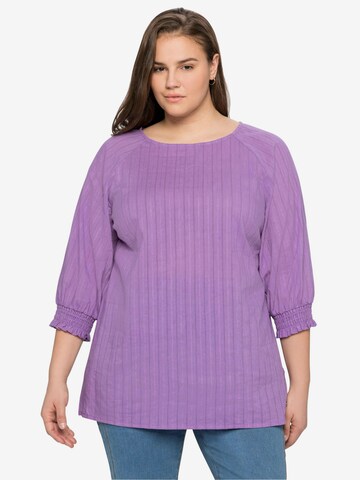 SHEEGO Tunic in Purple: front