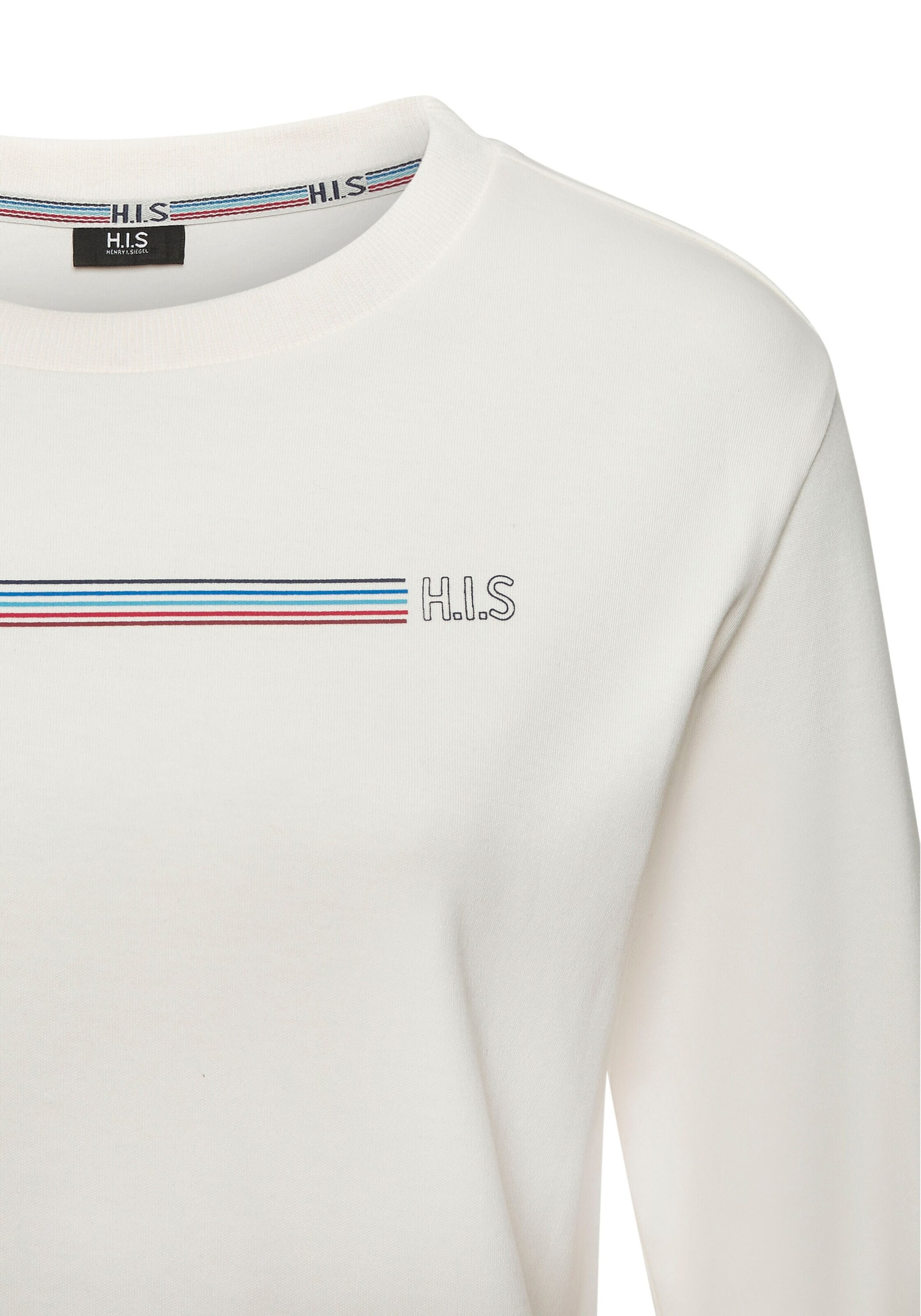 H.I.S Sweatshirt in Weiß