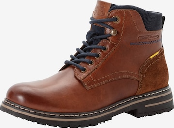 Bottines à lacets 'Boston' CAMEL ACTIVE en marron : devant