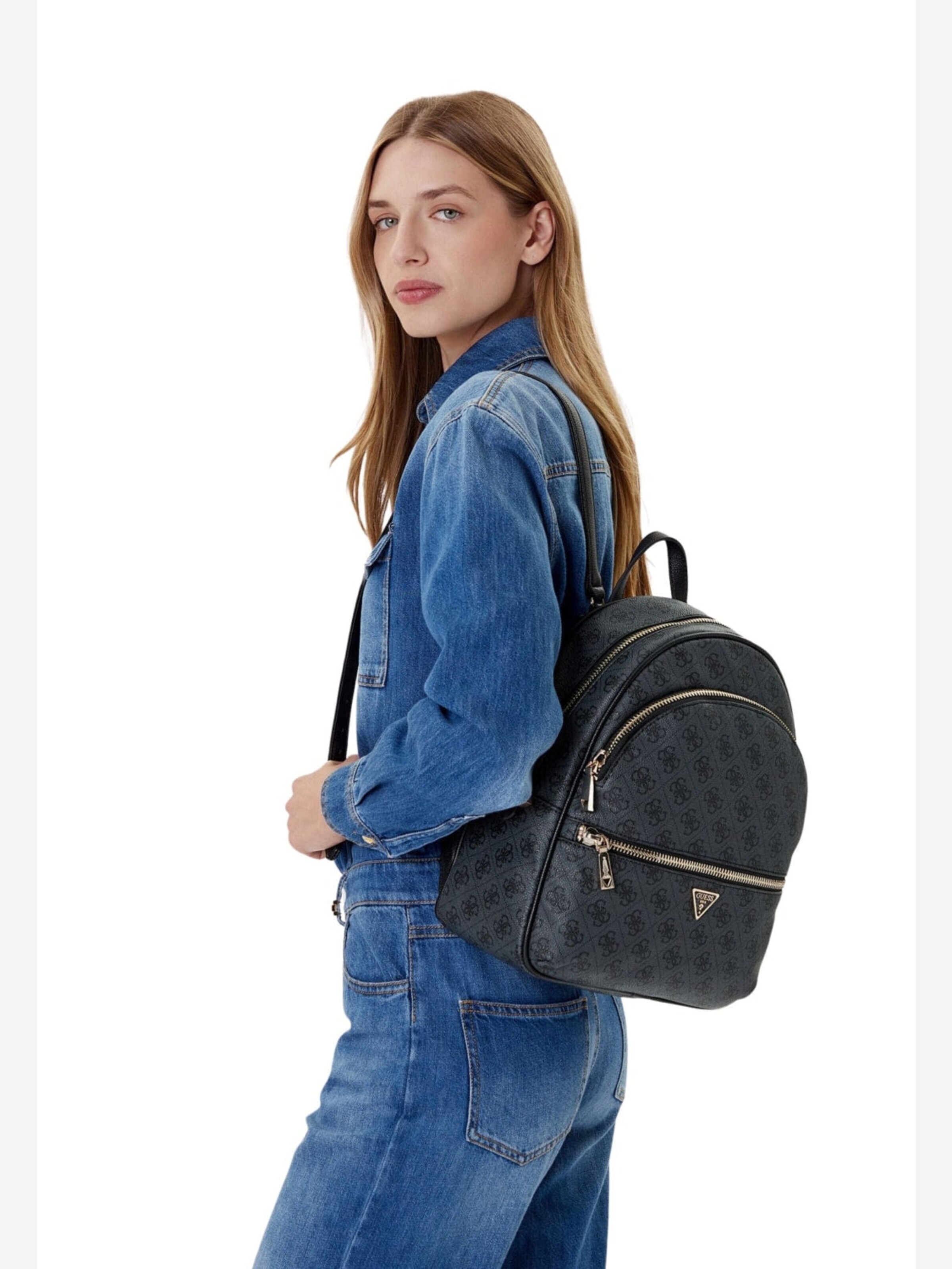 GUESS Handtasche‌‌‌‌‌‌‌‌ in Schwarz: Vorderseite