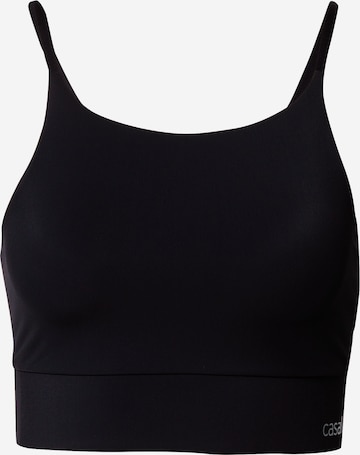 regular Reggiseno sportivo di Casall in nero: frontale