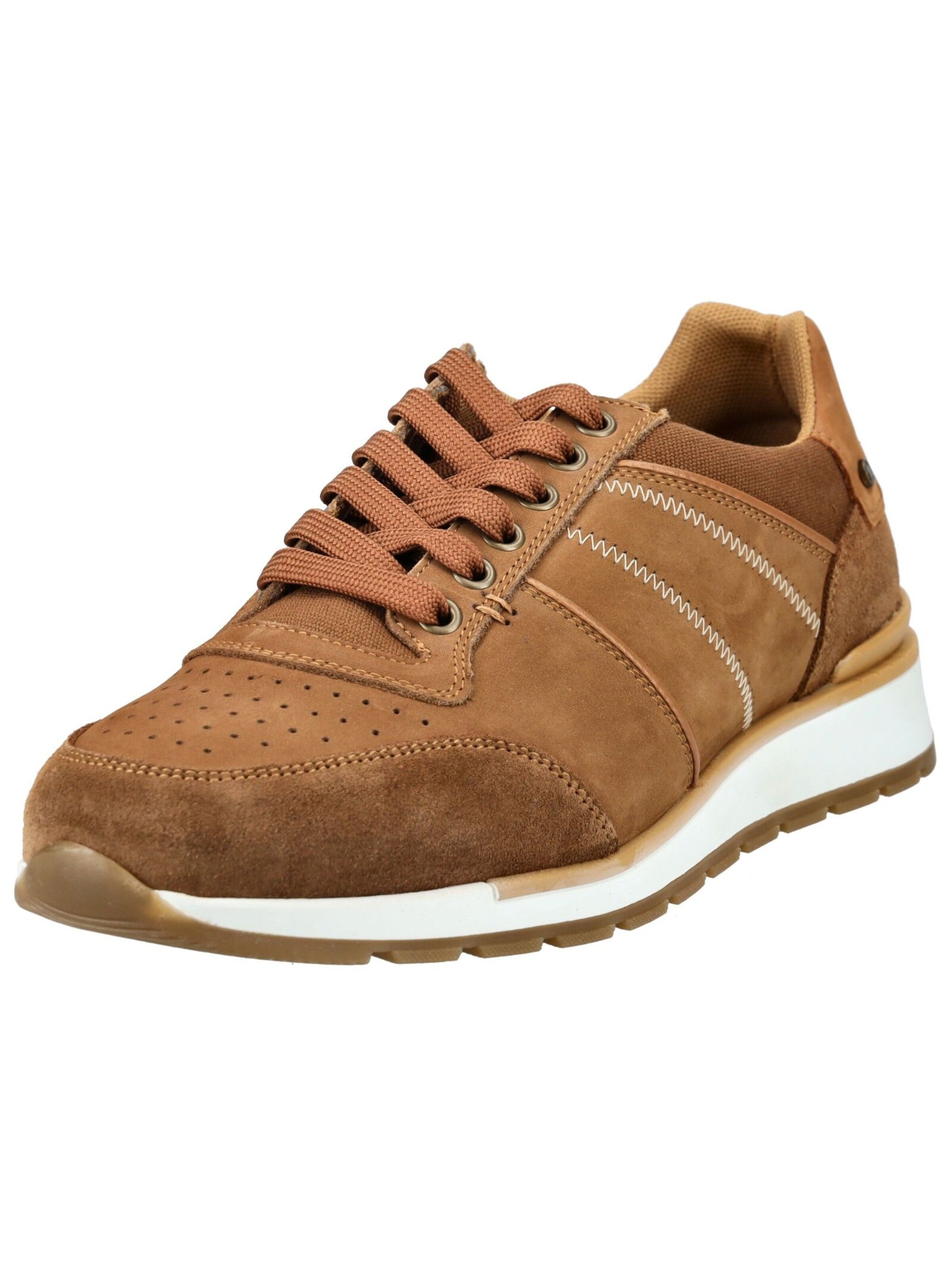 Baskets basses BULLBOXER en marron : devant