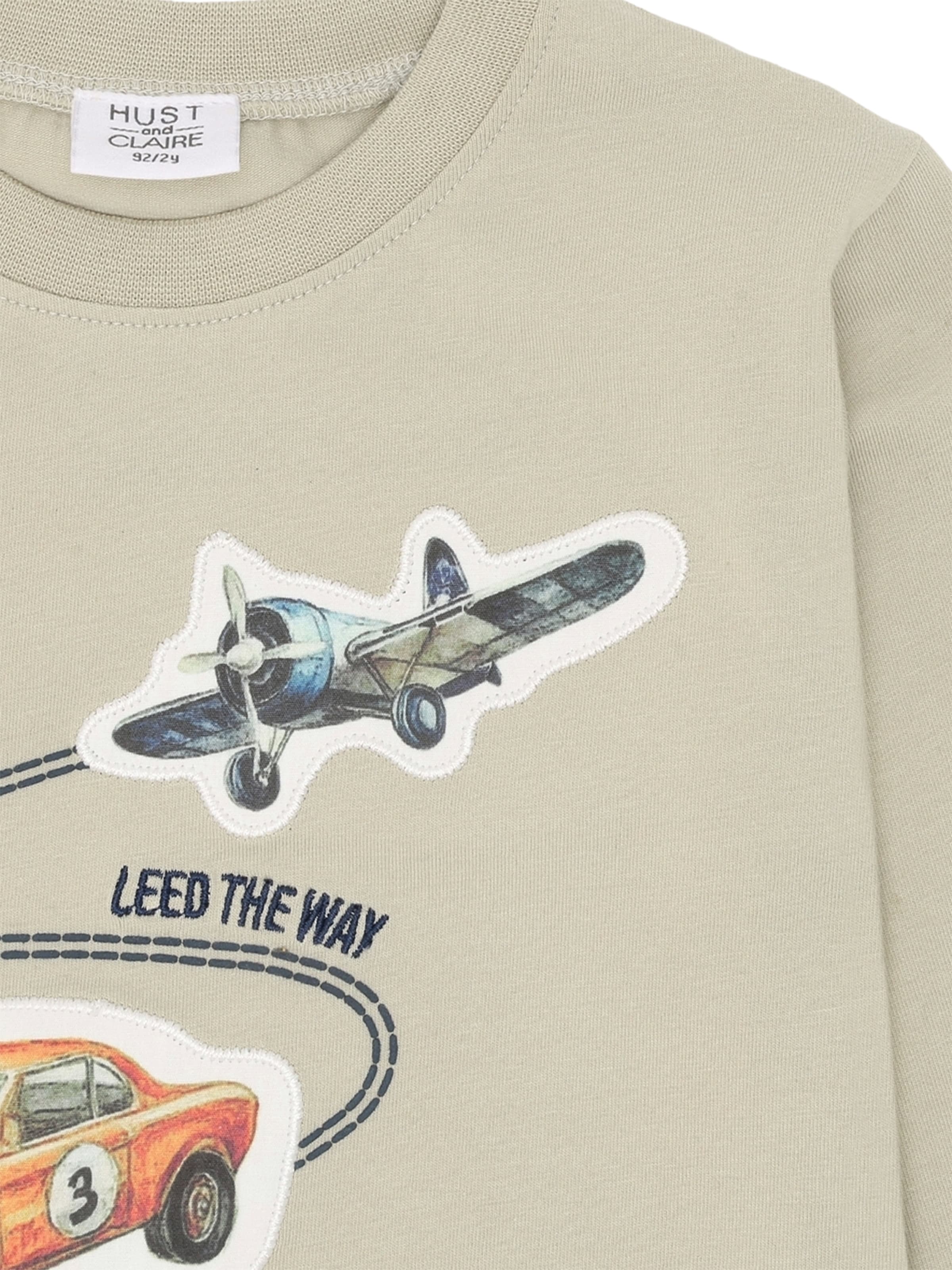 Hust & Claire Shirt 'Anton Retro Road' in Groen