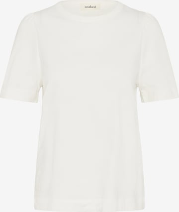 balta SOAKED IN LUXURY Marškinėliai 'Jina': priekis