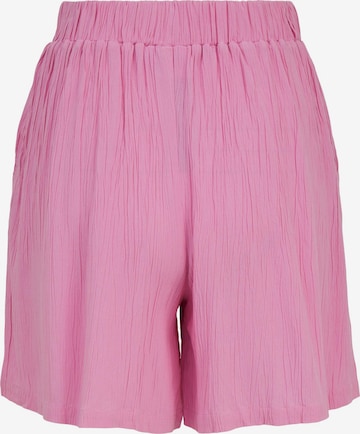 VILA Loose fit Pants 'Mesa' in Pink