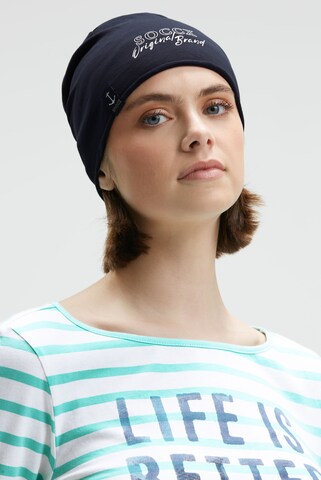 Soccx Mütze in Blau: Vorderseite