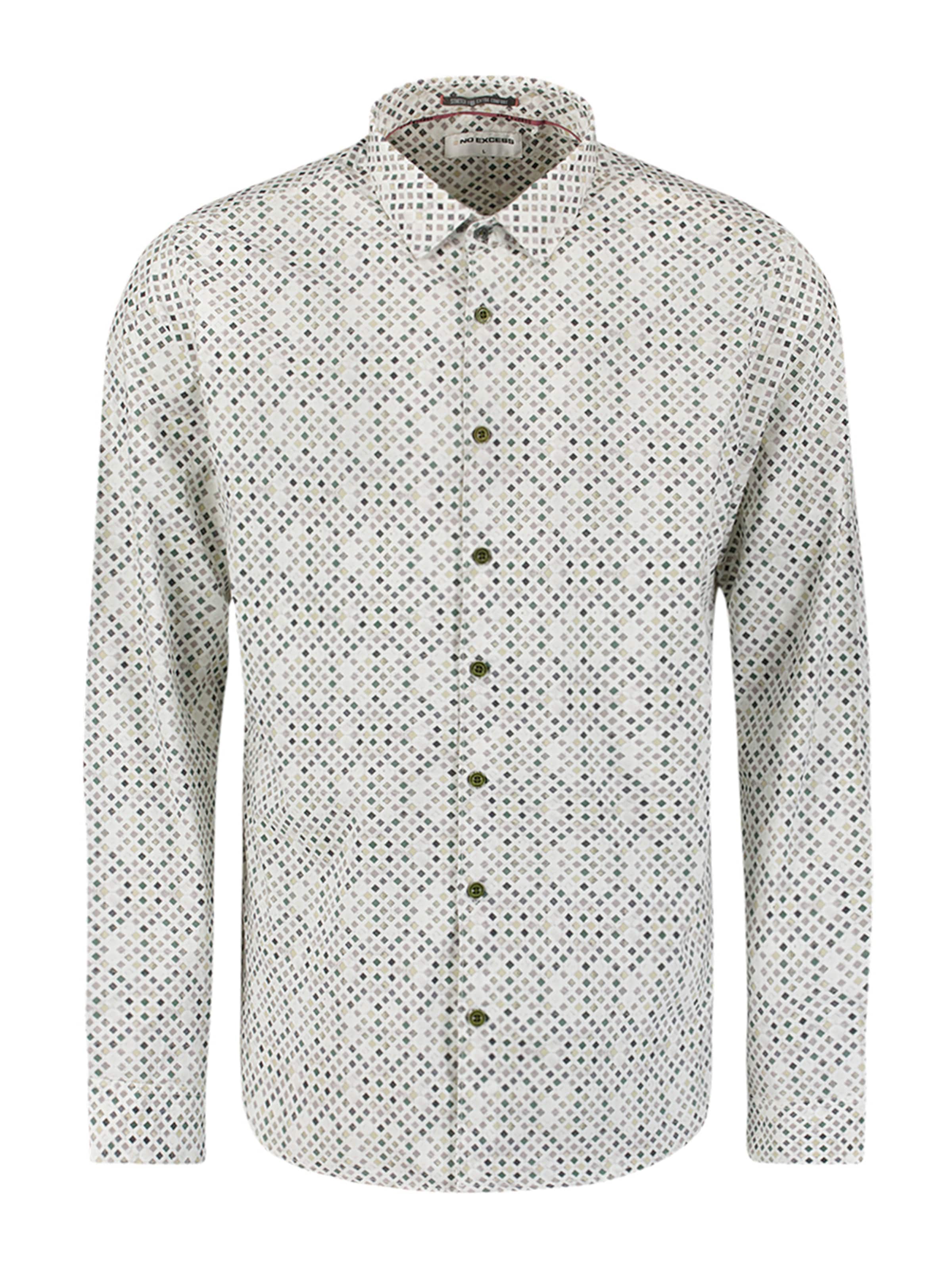 No Excess Regular fit Πουκάμισο σε πράσινο: μπροστά