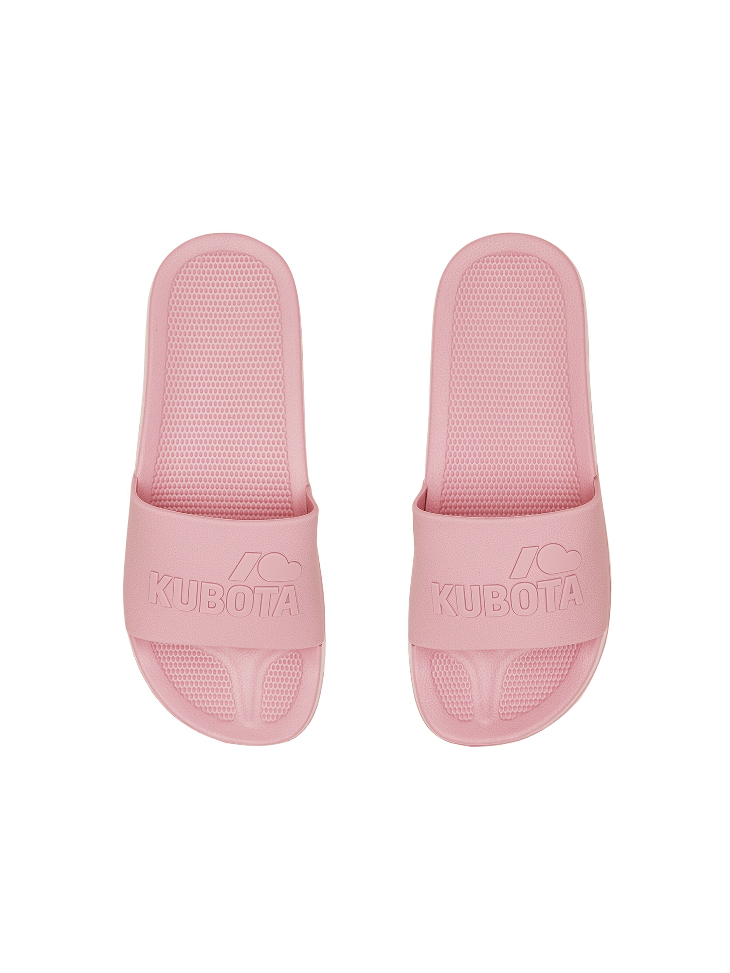 Claquettes / Tongs 'Kubota Women's Slip-On Light Green Basic Plain Pool Slides' Kubota en rose