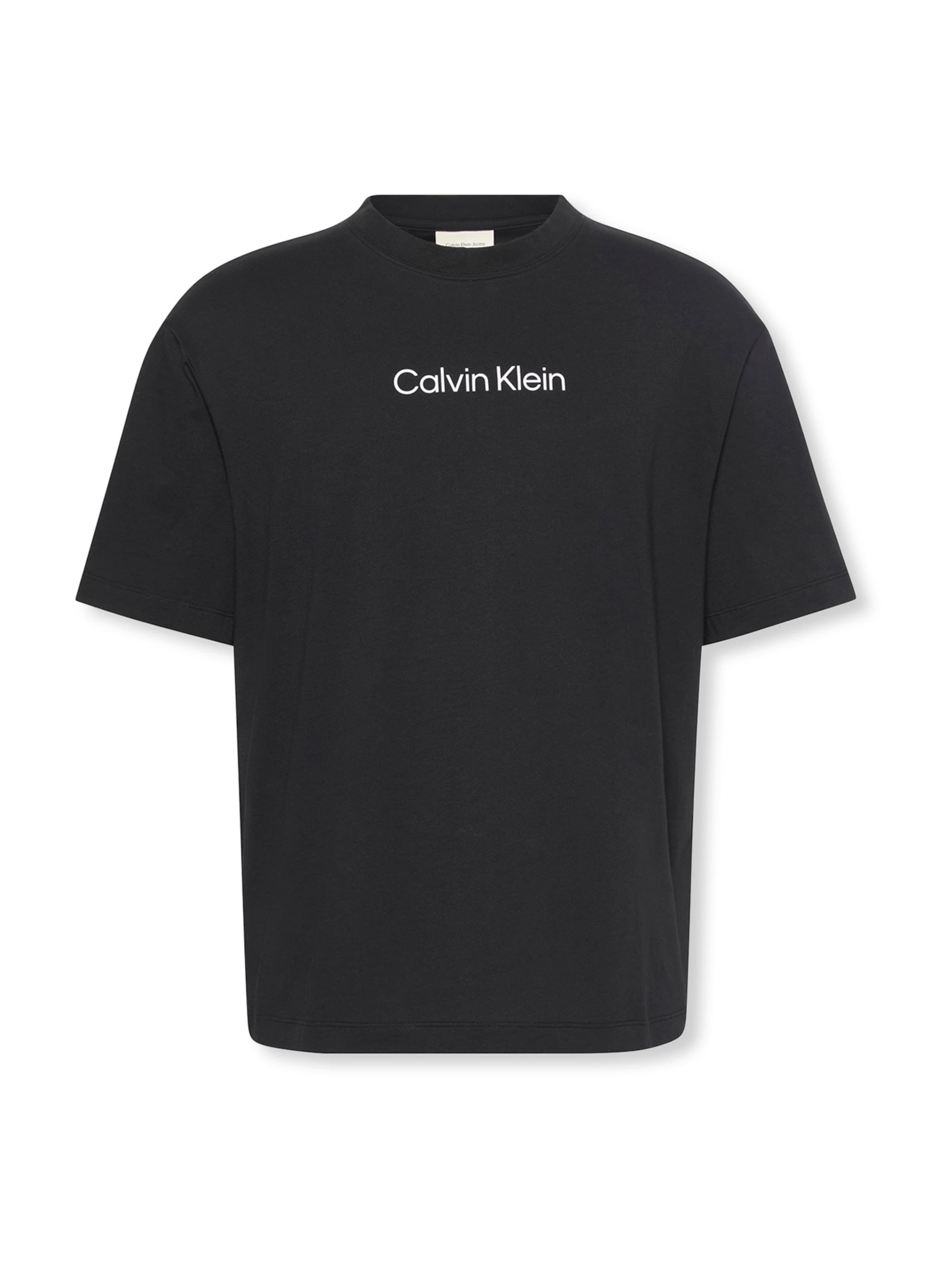Calvin KleinMajica - crna boja: prednji dio