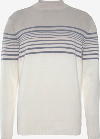 DELMAO Sweater in White: front