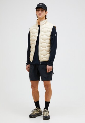 PEAK PERFORMANCE Bodywarmer in Beige: voorkant