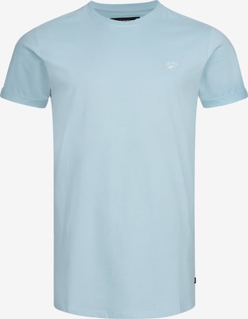 INDICODE JEANS Shirt 'Kloge ' in Blauw: voorkant