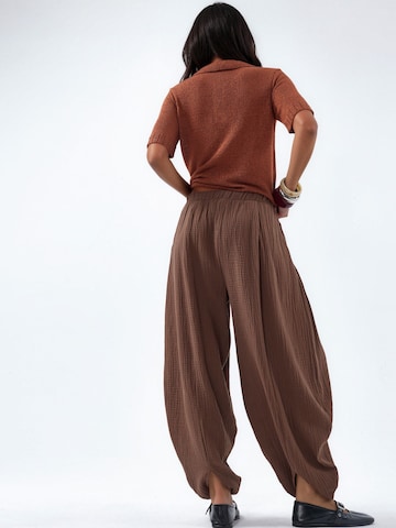 Busem Tapered Broek in Bruin