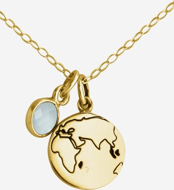 Gemshine Necklace in Gold: front