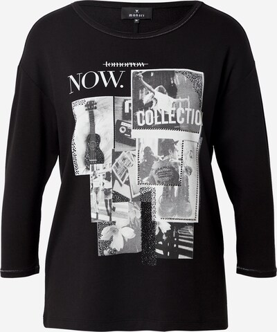 monari T-shirt en gris / noir / blanc, Vue avec produit
