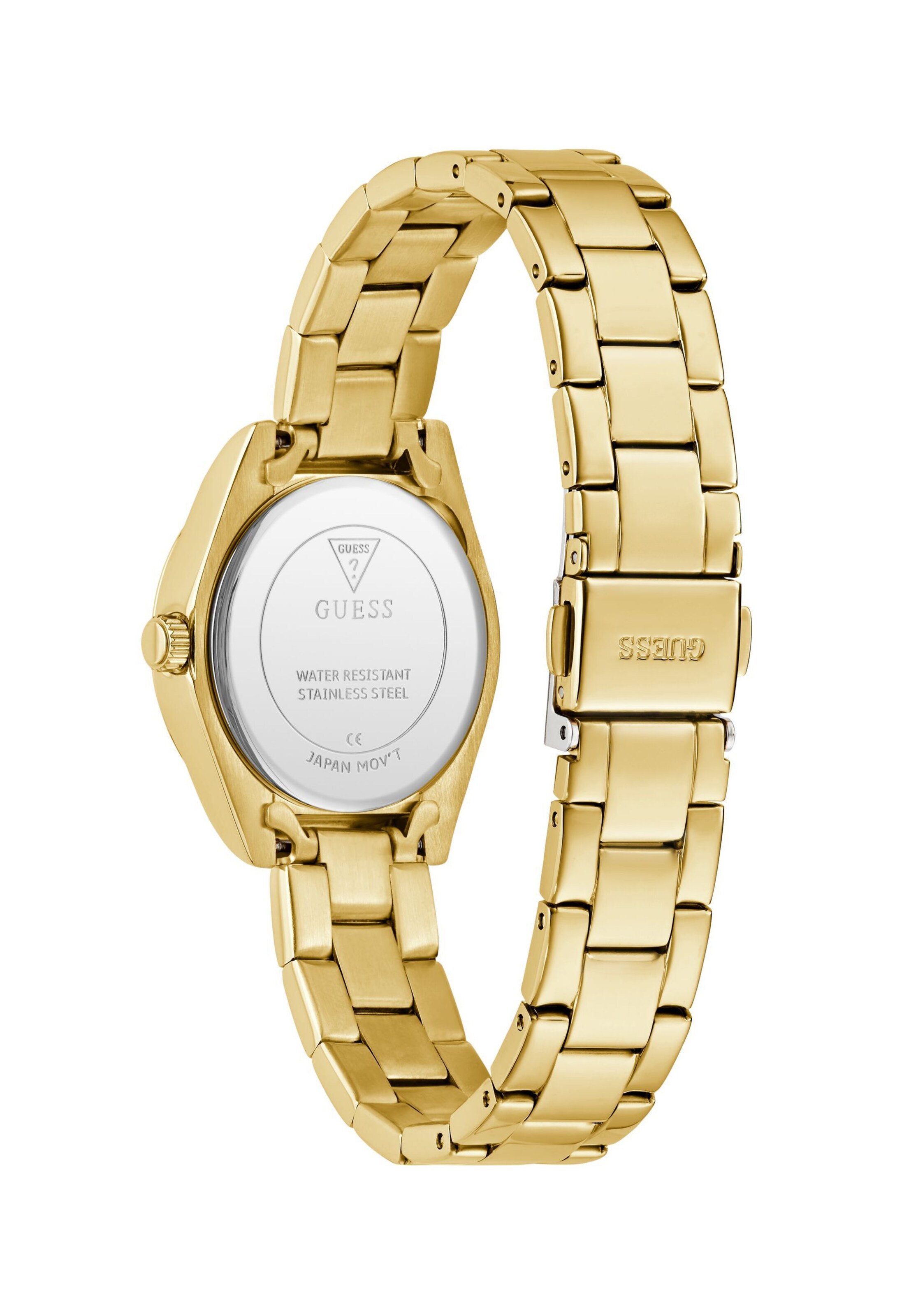 GUESS Analoog horloge 'MINI LUNA' in Goud