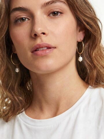 Kamiko Earrings 'ÉLISE PEARL' in Gold: front