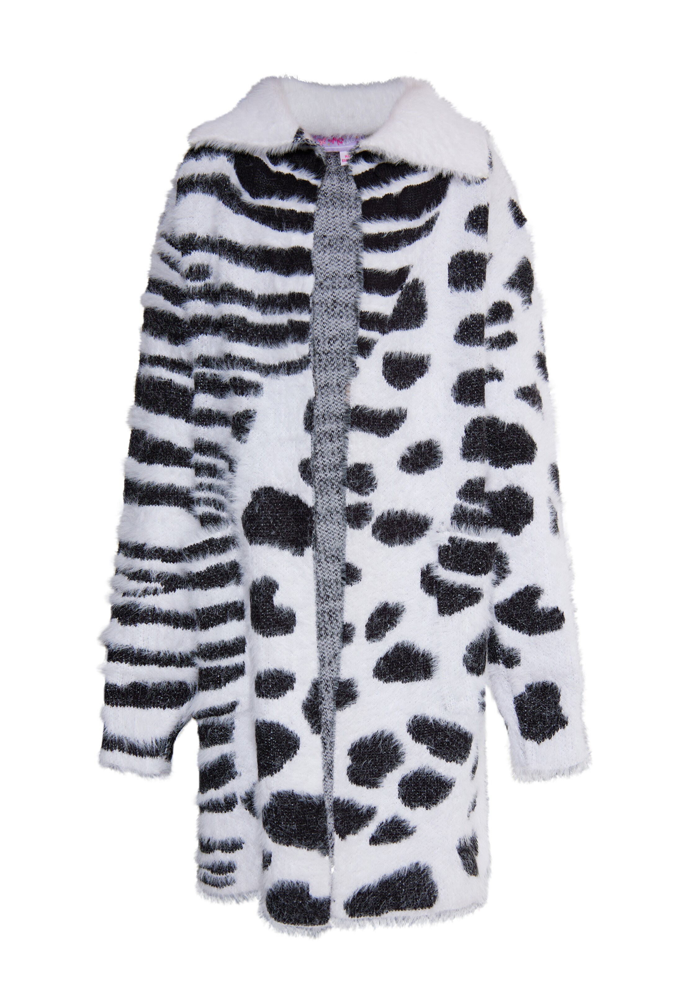 myMo KIDS Neuletakki 'Mimo' värissä valkoinen: etupuoli