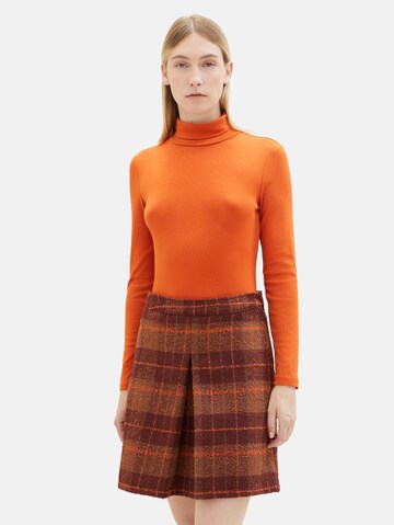 TOM TAILOR Shirt in Orange: predná strana