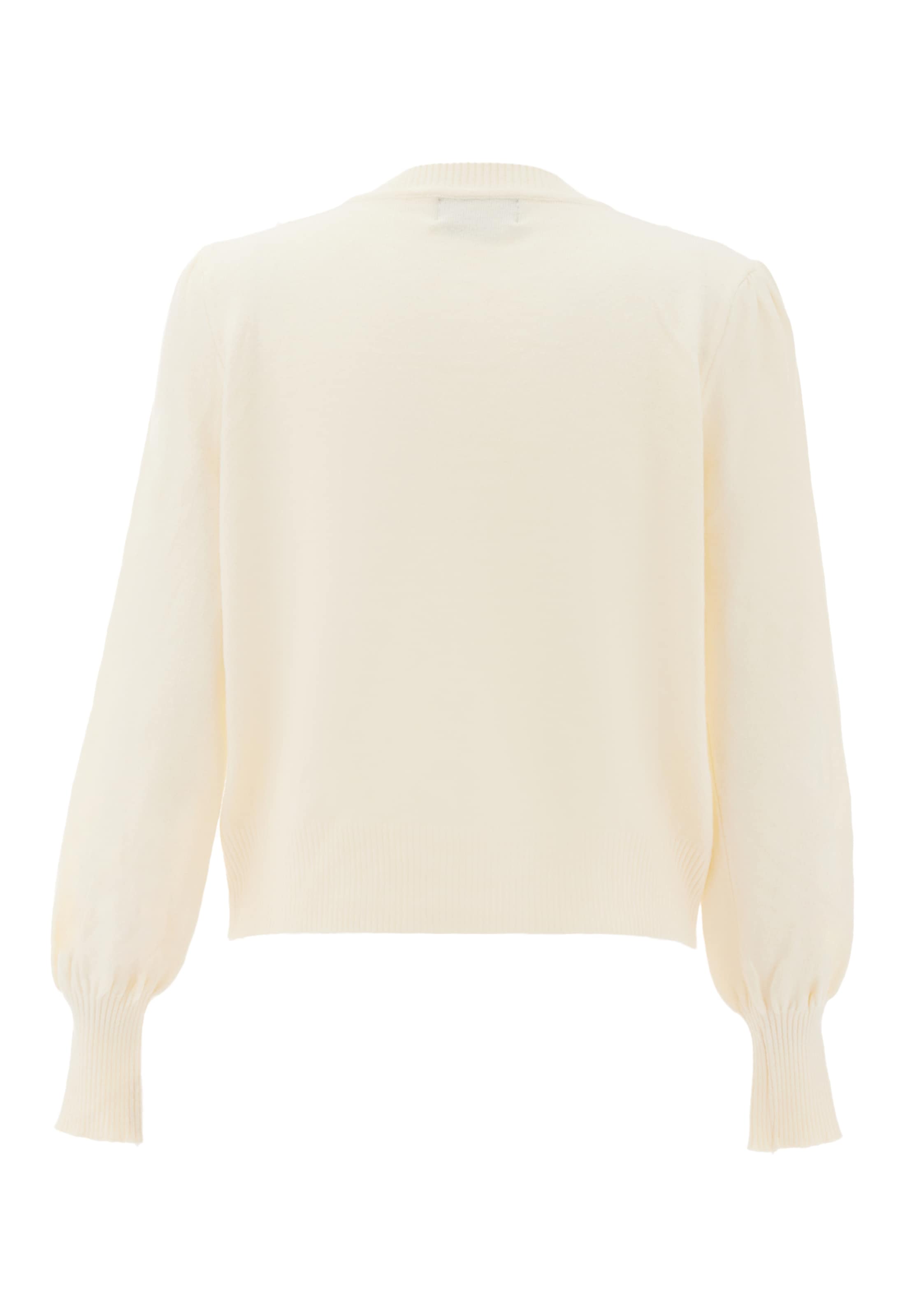 NAEMI Kardigán - Biela