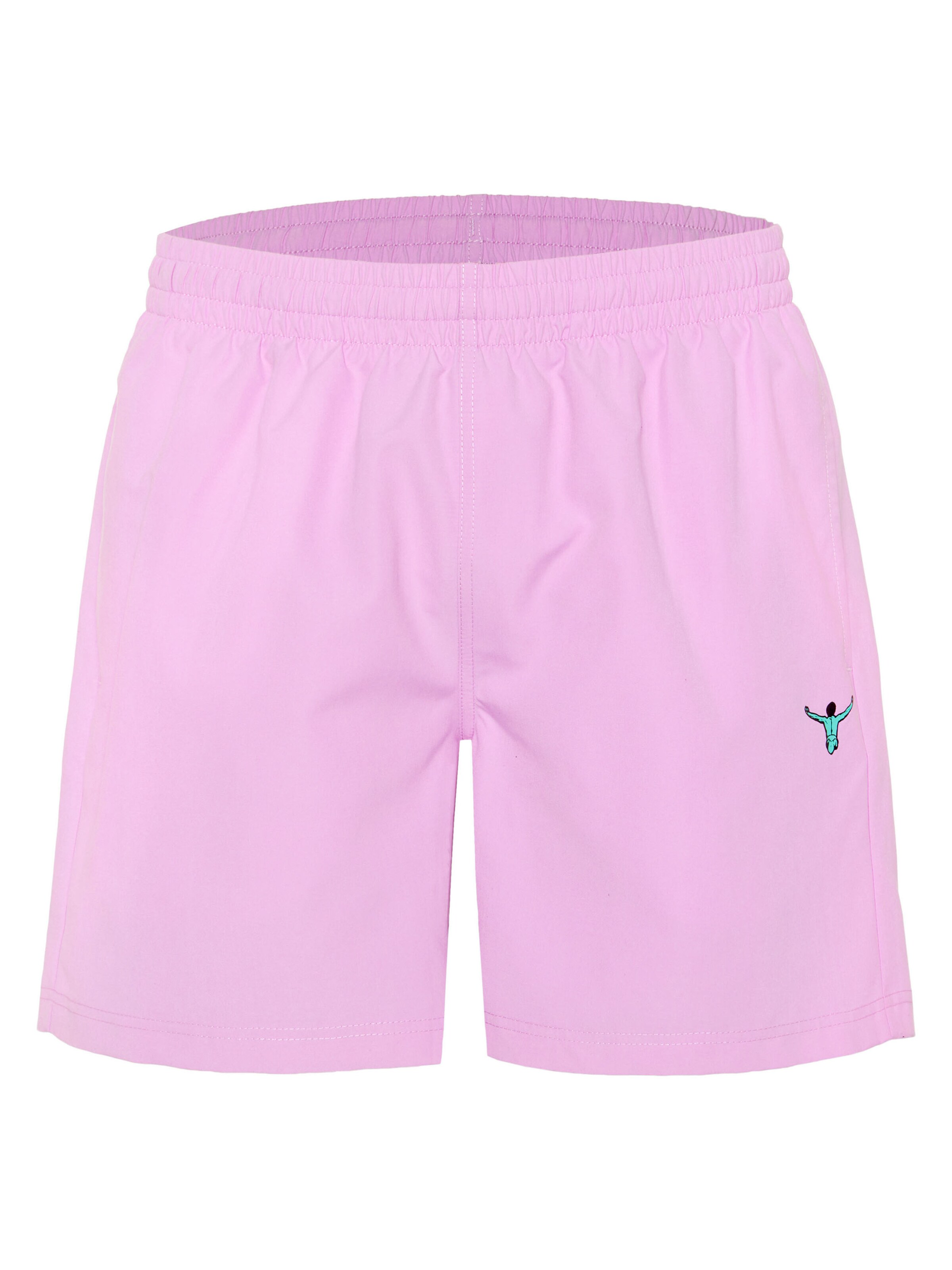 CHIEMSEE Athletic Swim Trunks in Light green / Purple, Item view