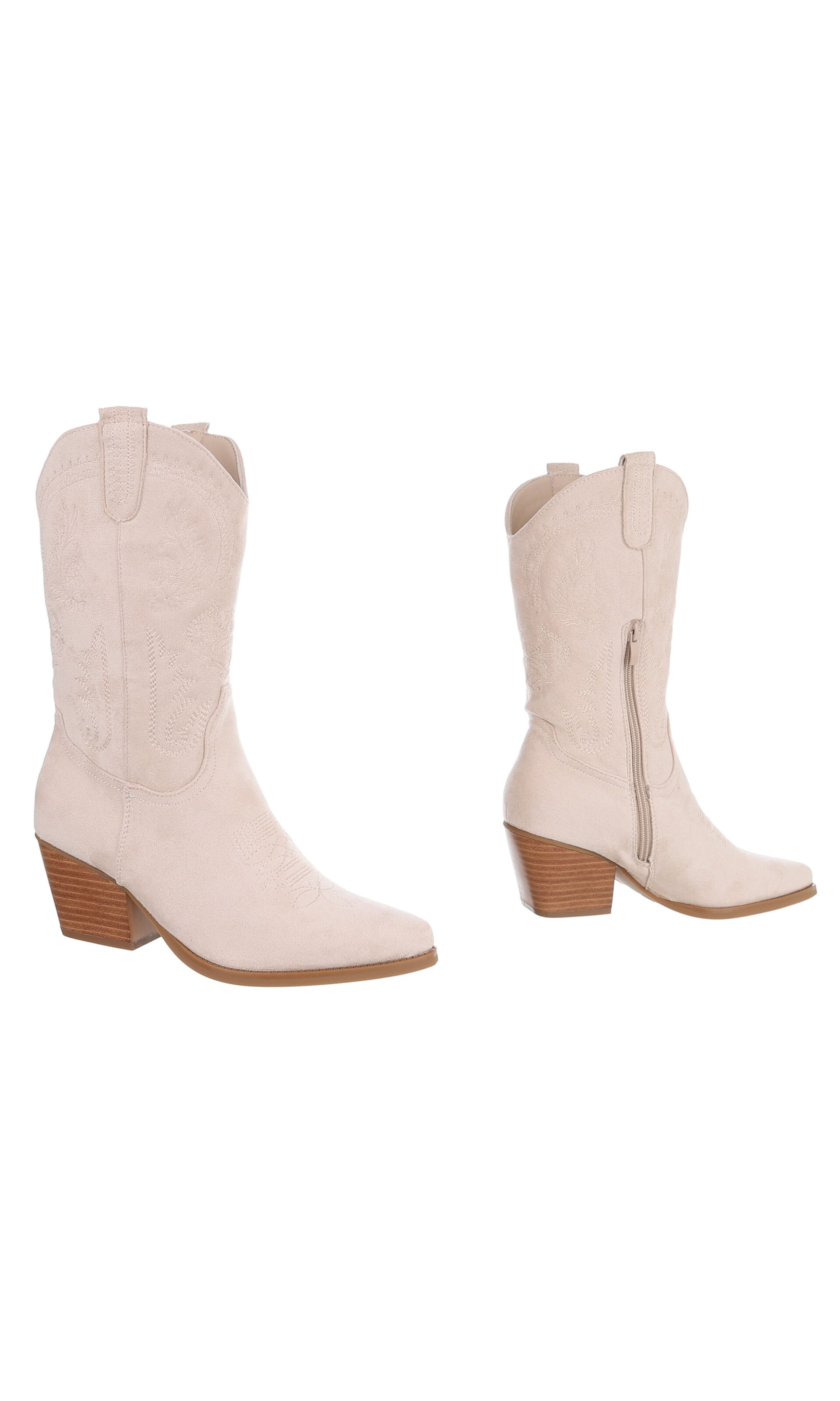 Ital-Design Stiefelette in Beige