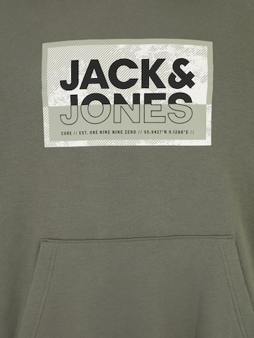 Sweat-shirt 'LOGAN' Jack & Jones Plus en vert