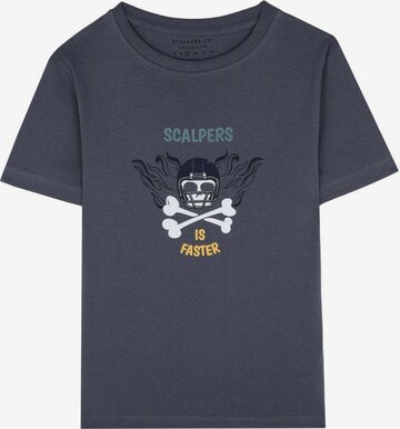 Scalpers Shirt 'New Speed Tee' in Blauw: voorkant