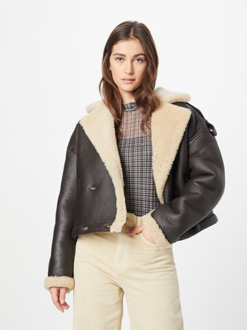 MEOTINE Between-Season Jacket 'MARLEY' in Brown: front