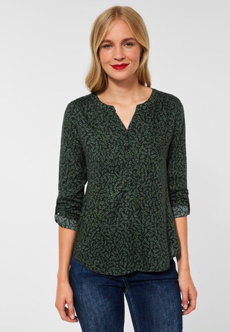 STREET ONE Blouse 'Bamika' in Groen: voorkant