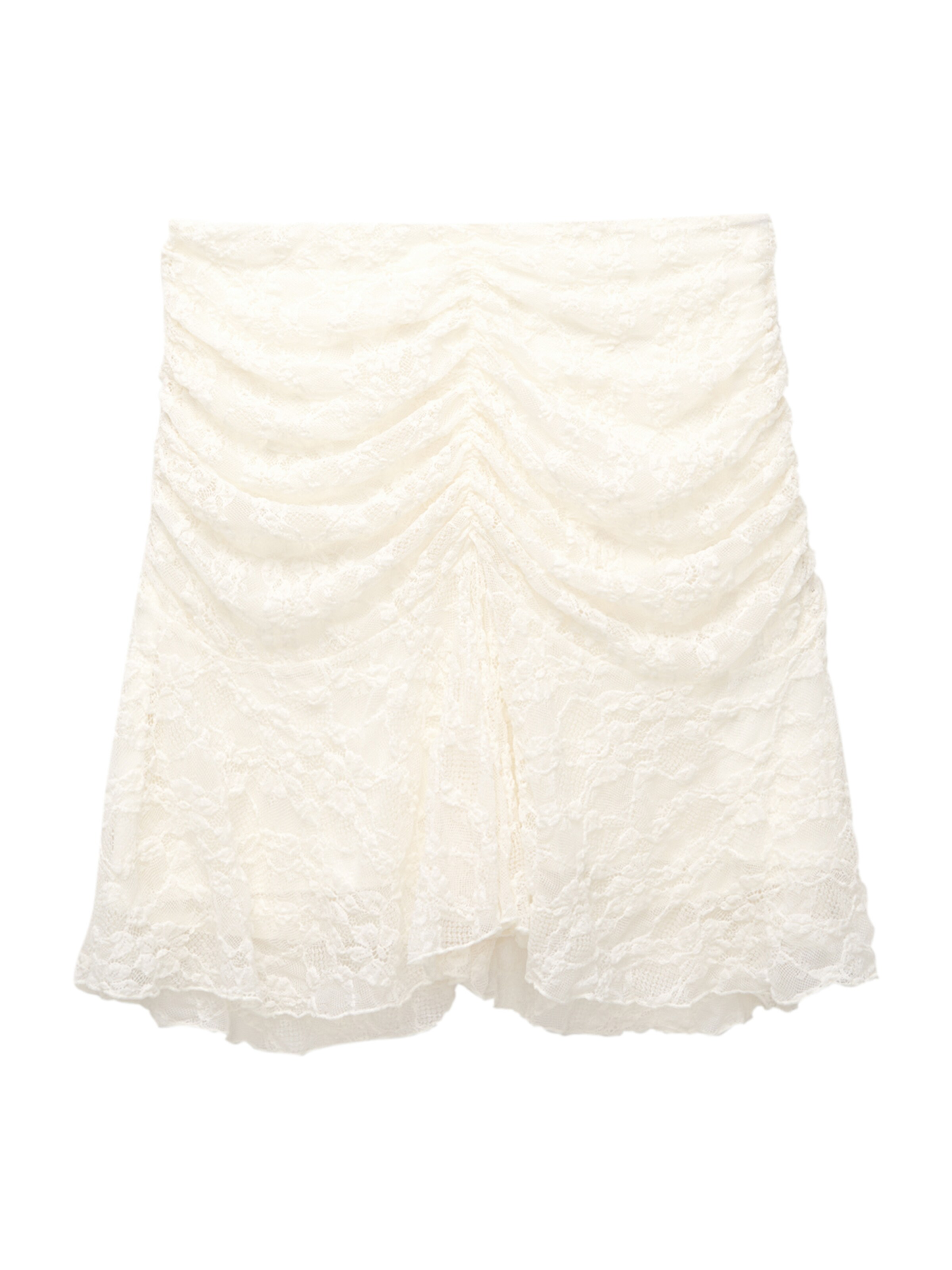 Pull&Bear Rok in Beige: voorkant