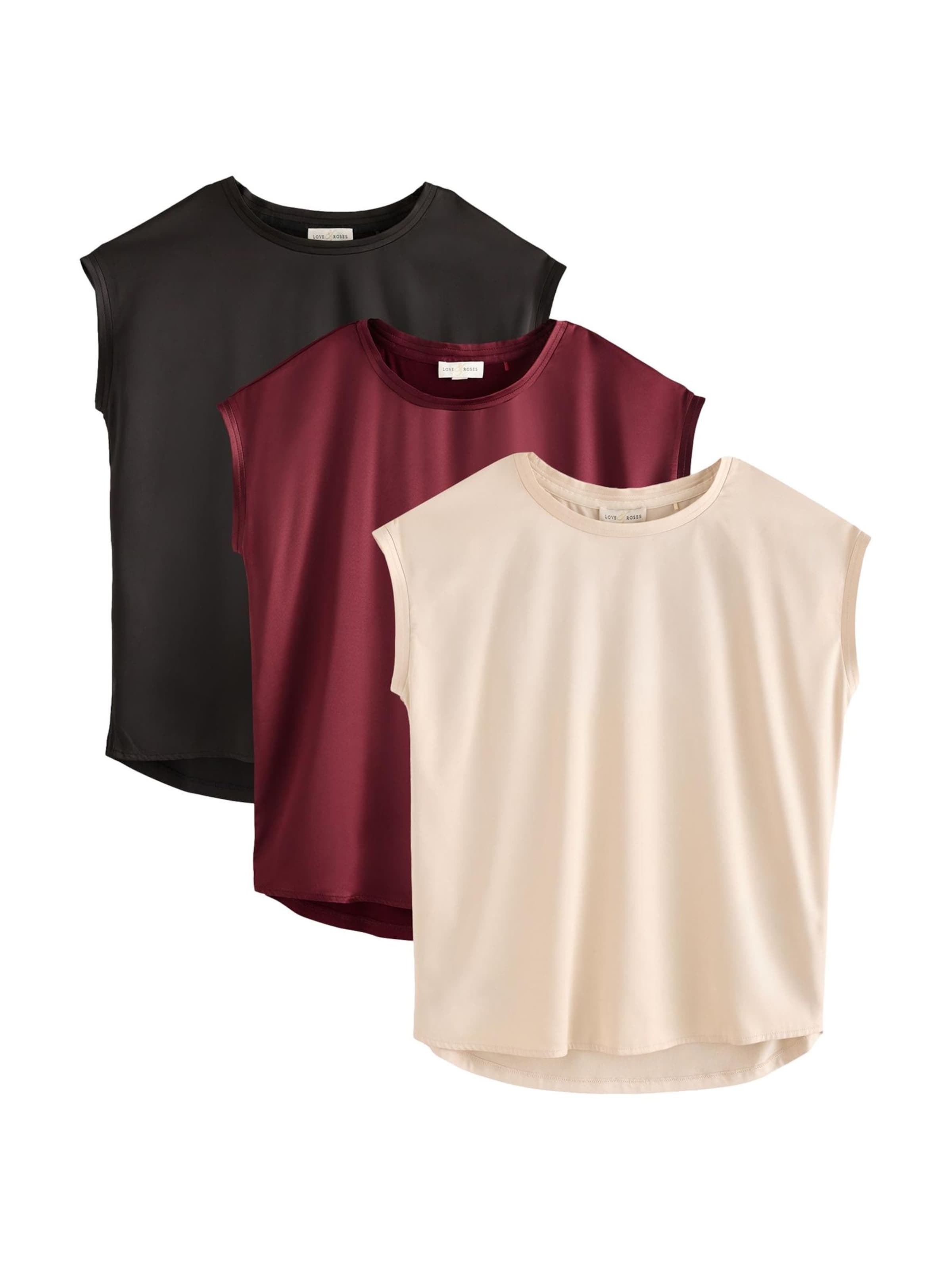 T-shirt love & roses en violet : devant