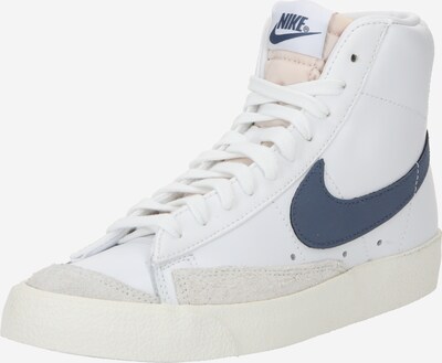 Nike Sportswear Sneakers hoog 'Blazer Mid 77' in de kleur Nachtblauw / Lichtgrijs / Wit, Productweergave