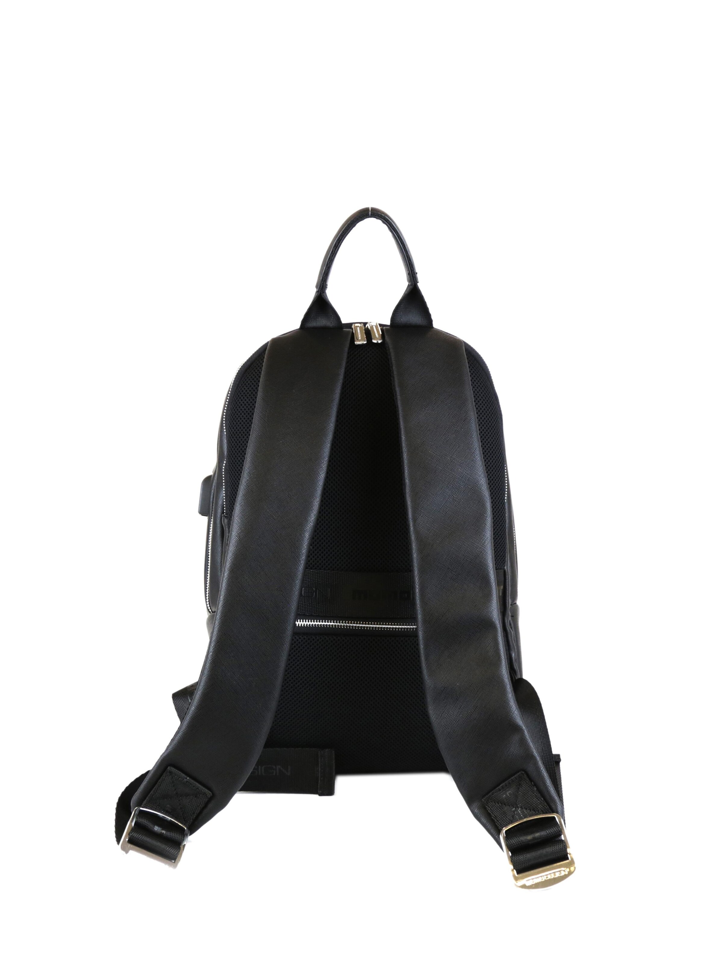 Zaino 'Zaino Momo Design Uomo Poliestere con Zip e Tasche Organizzate 32x40x15cm' di Momo Design in nero