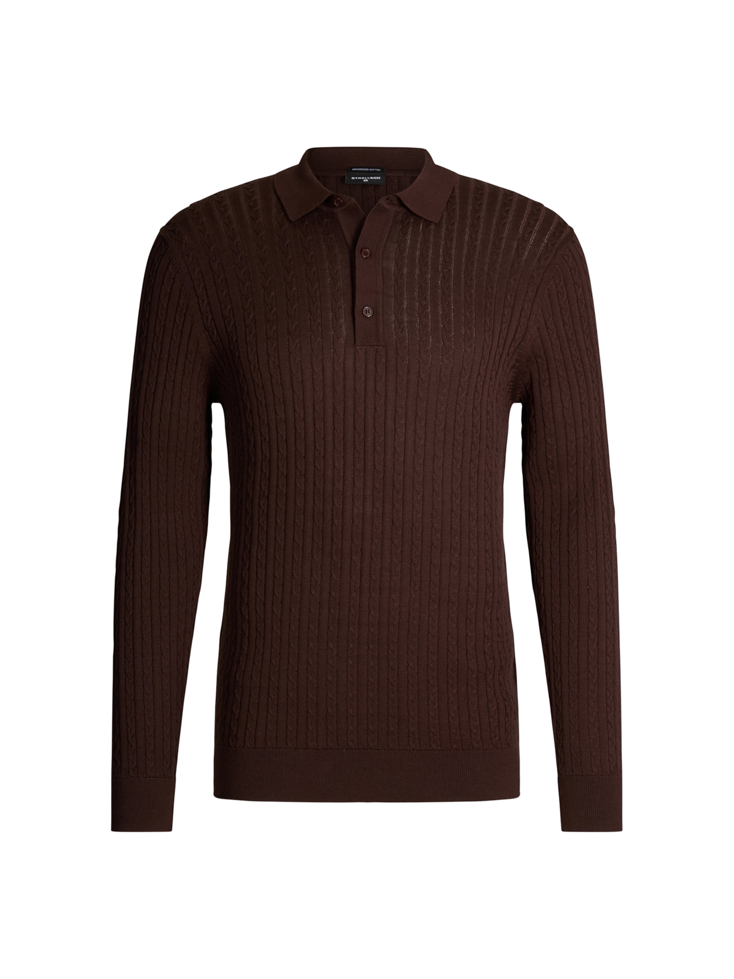 STRELLSON Sweater 'Kito' in Brown: front