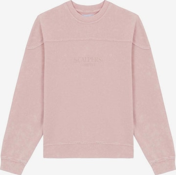 Scalpers Sweatshirt 'Yoke' in Pink: predná strana