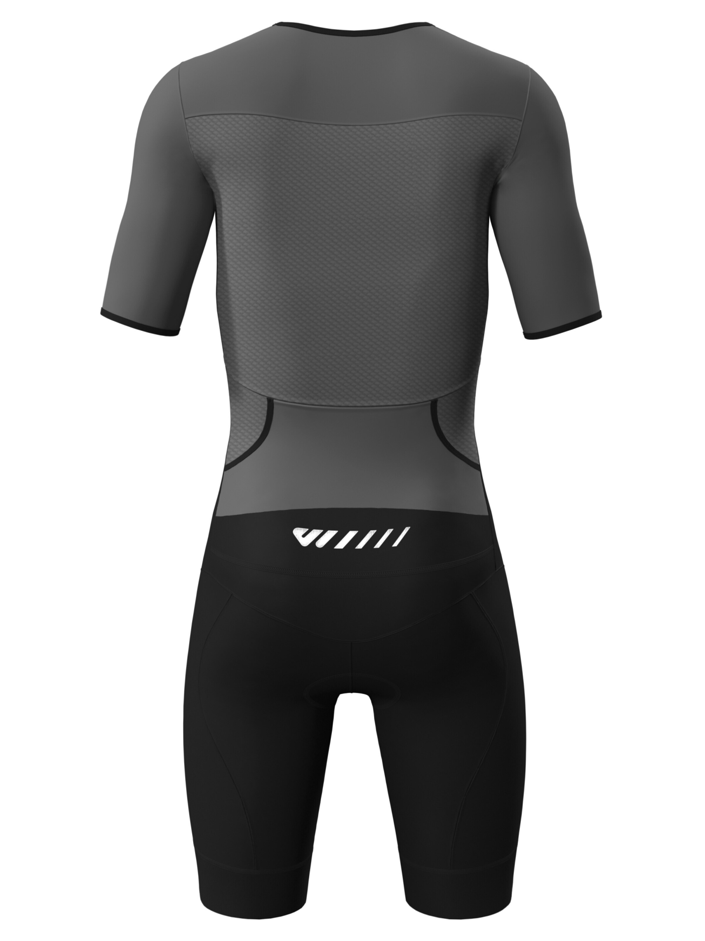 Completo sportivo 'Wulibike Triathlonanzug Herren Sportlich, mit Sitzpolster, grau, atmungsaktiv' di WULIBIKE in grigio