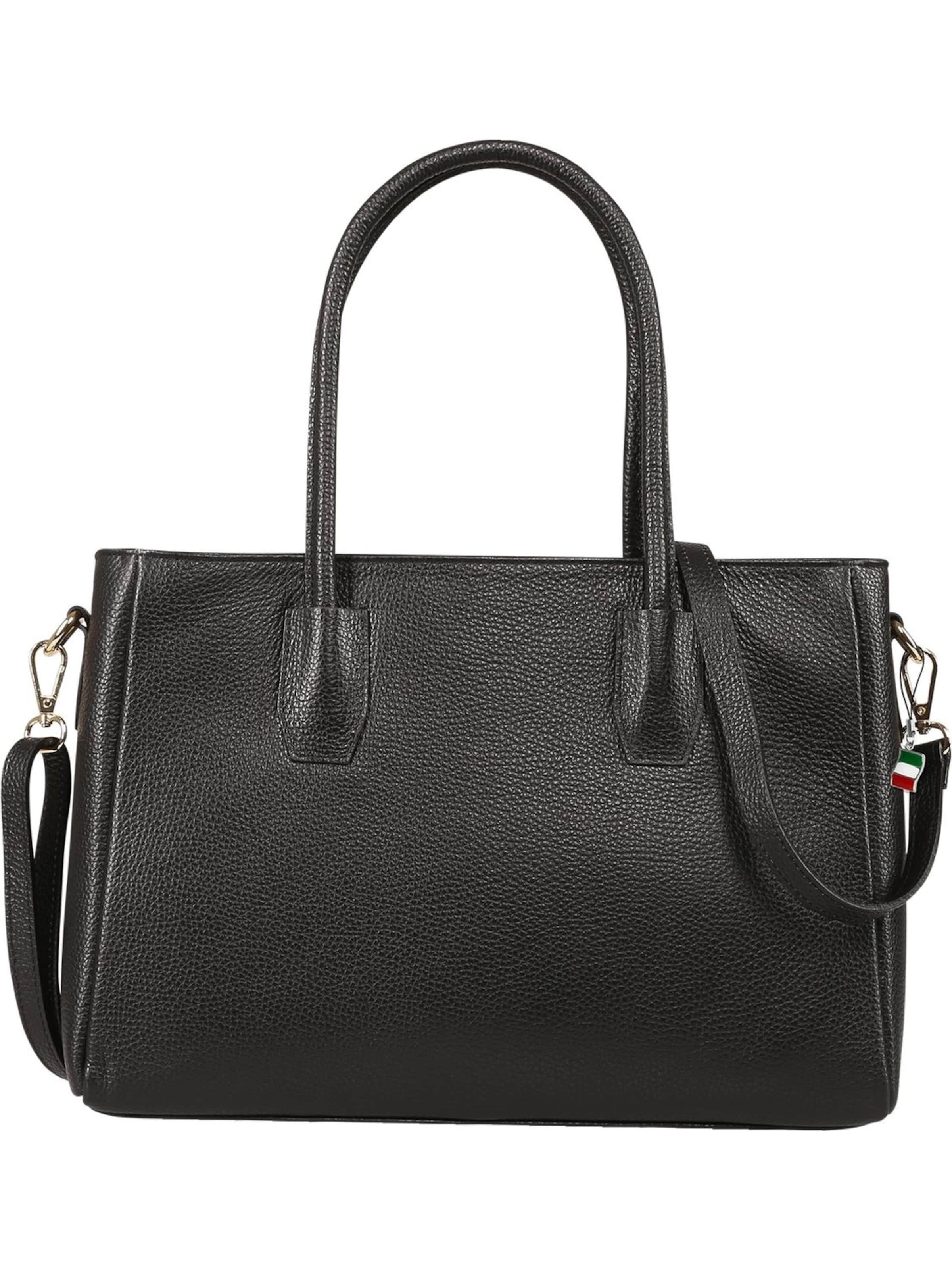 Florence Handbag in Black: front