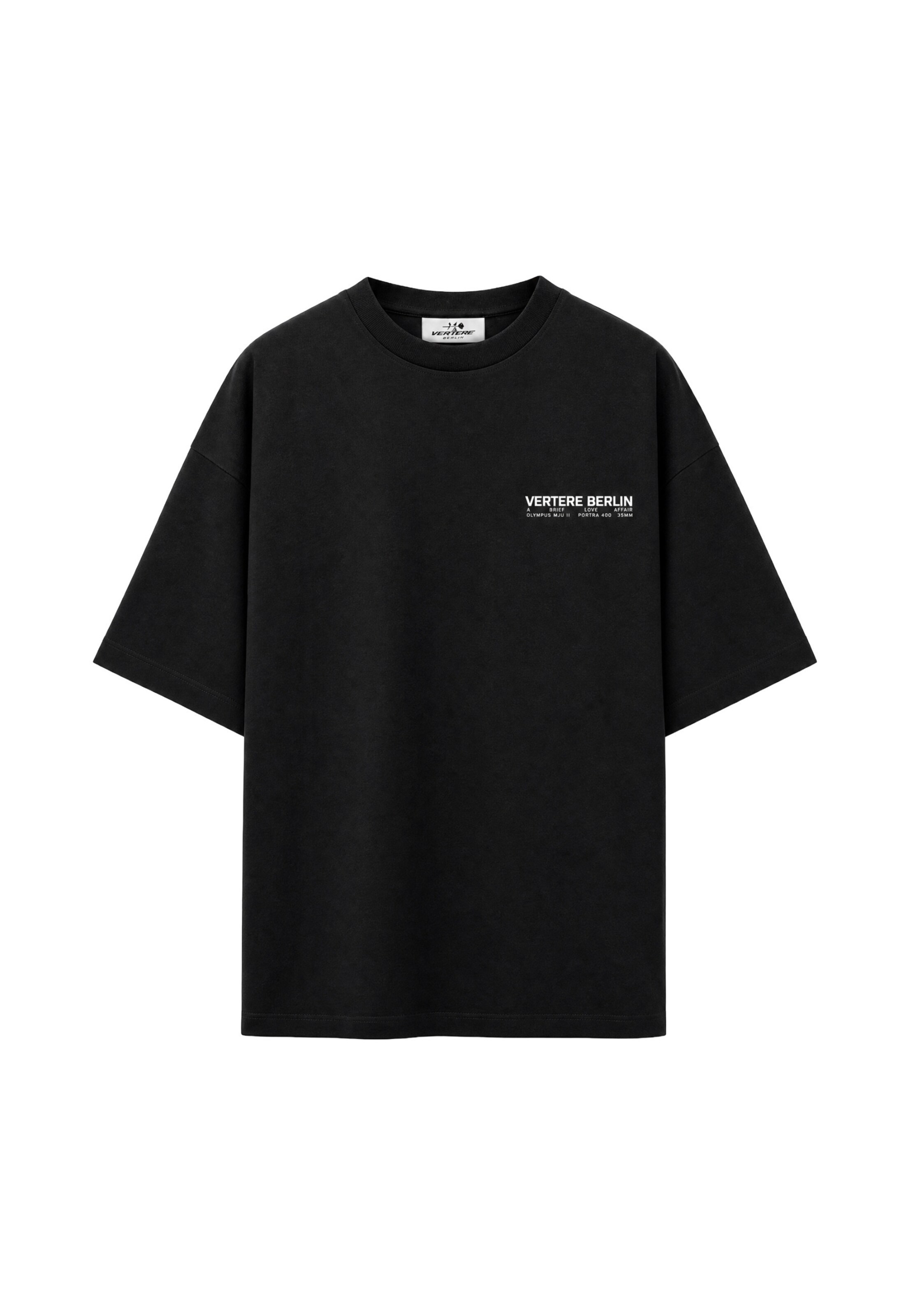 Vertere Berlin Oversized shirt 'GRILLZ' in Zwart: voorkant