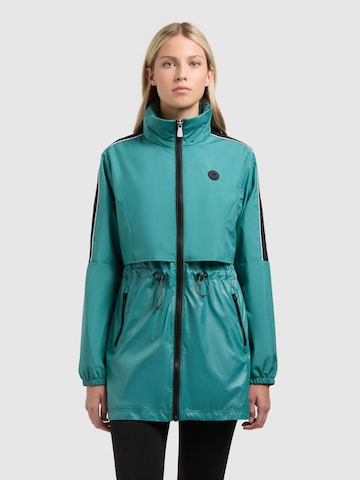 khujo Functionele mantel 'Izza' in Groen: voorkant