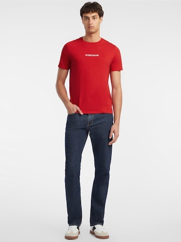 raudona GUESS JEANS Marškinėliai