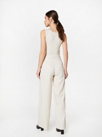 Wide leg Pantaloni con pieghe 'Leslie' di Guido Maria Kretschmer Women in bianco